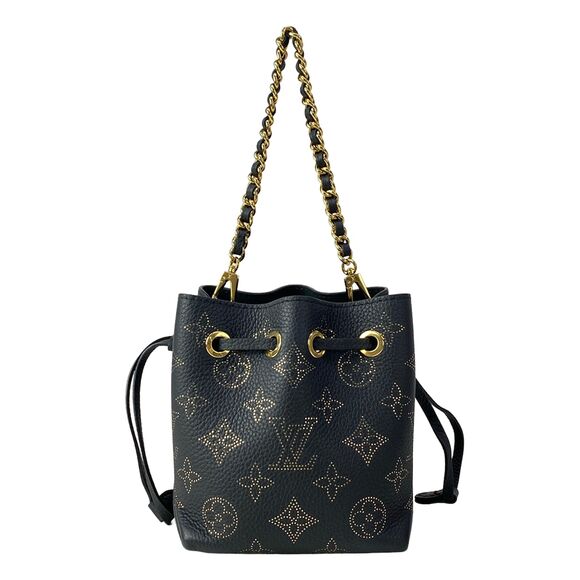 Louis Vuitton Handbags - Louis Vuitton Pico Bella Mahina Handbag M82744 Noir Gold